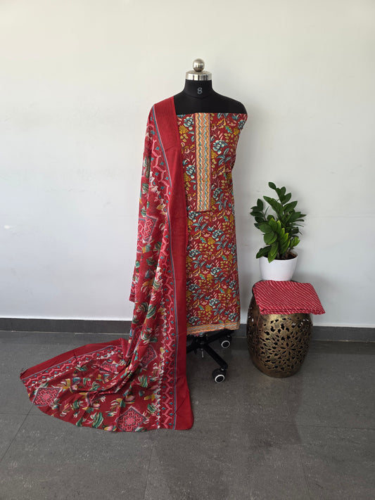 Regular/office wear pure cotton set - BF68