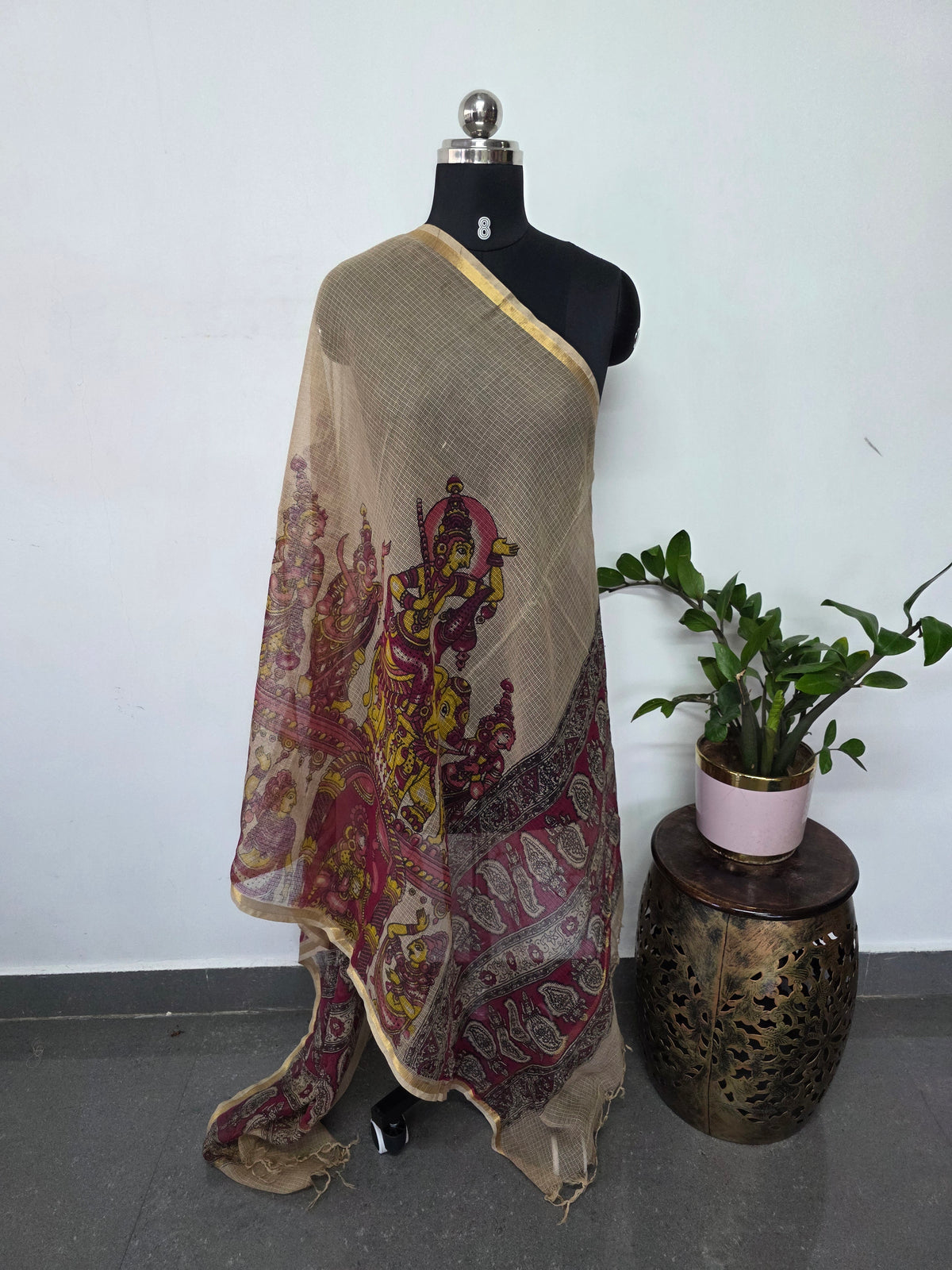 Kota kalamkari duppatta-AK542