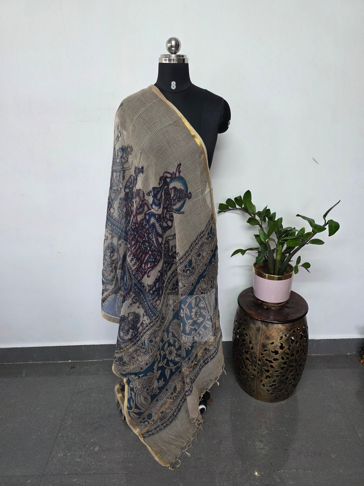 Kota kalamkari duppatta-AK543