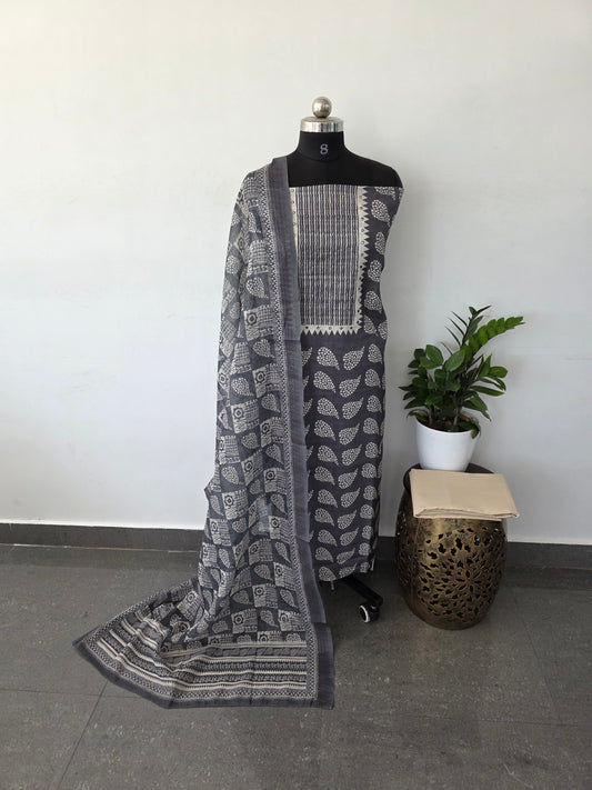 Linen cotton set - Grey