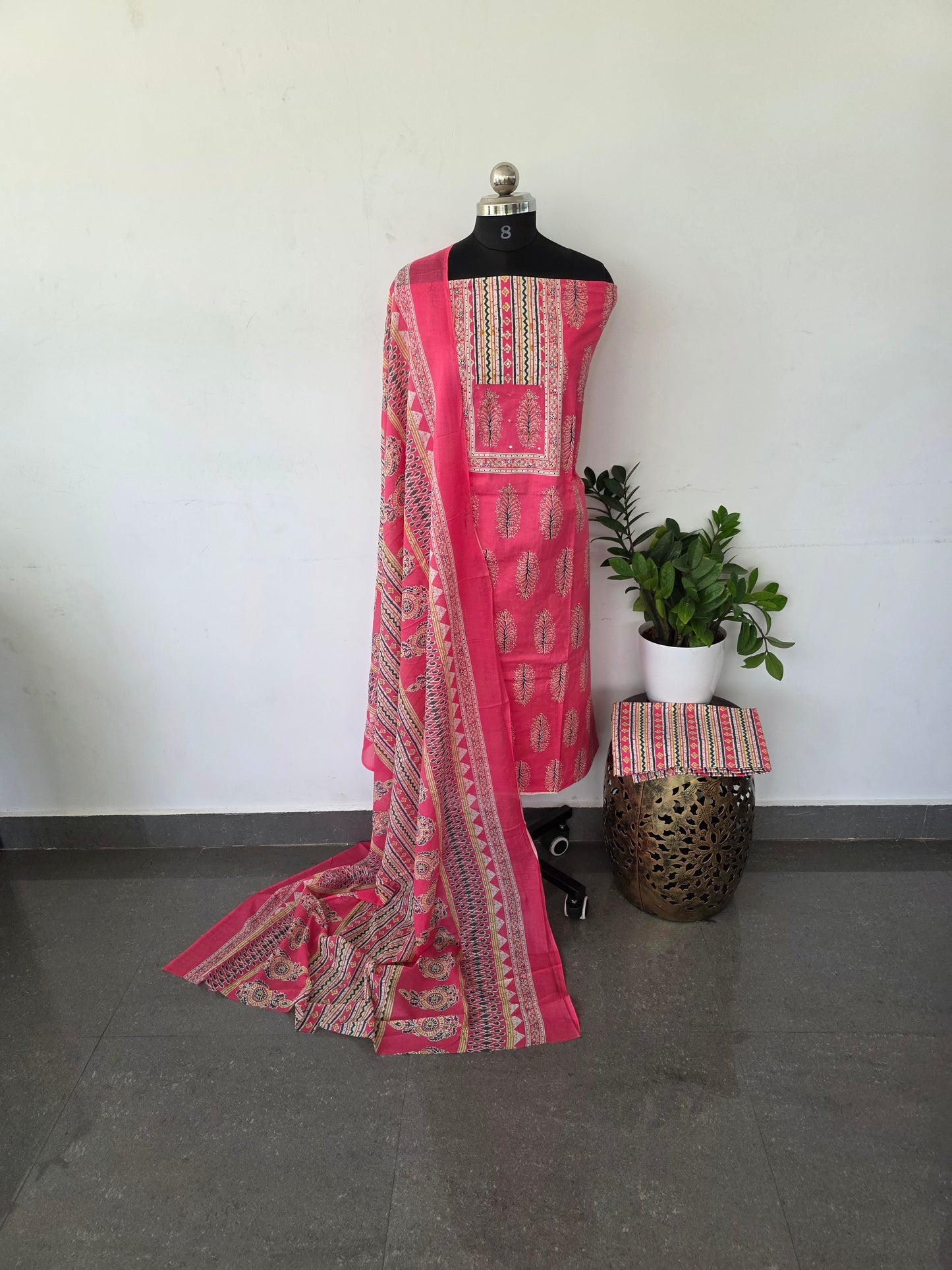 Regular/office wear pure cotton set - BF65
