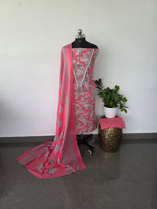 Regular/office wear cotton set - BF57