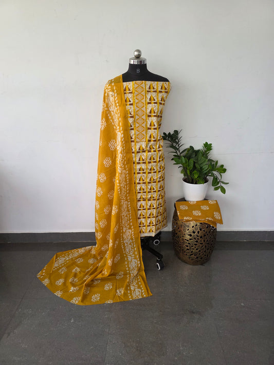 Regular/office wear pure cotton set - BF48