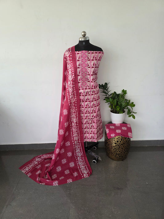 Regular/office wear pure cotton set - BF49