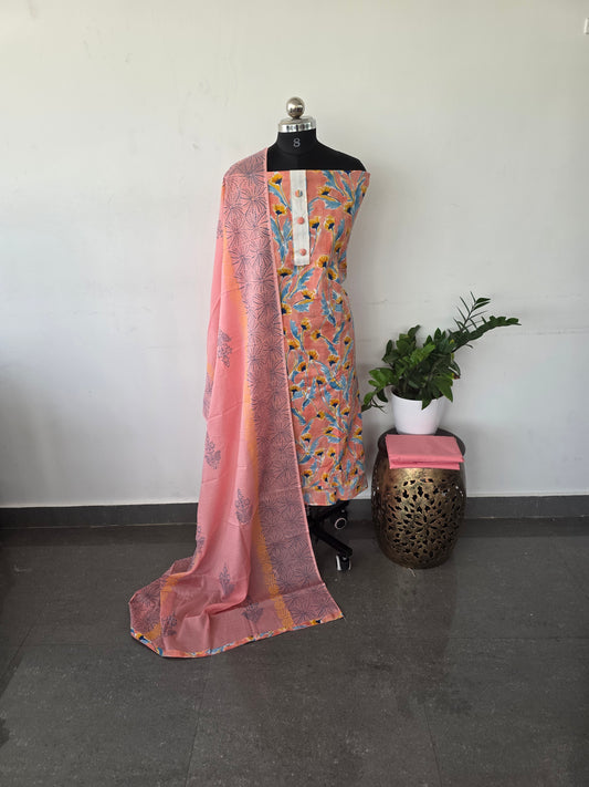 Pure cotton set - Peach