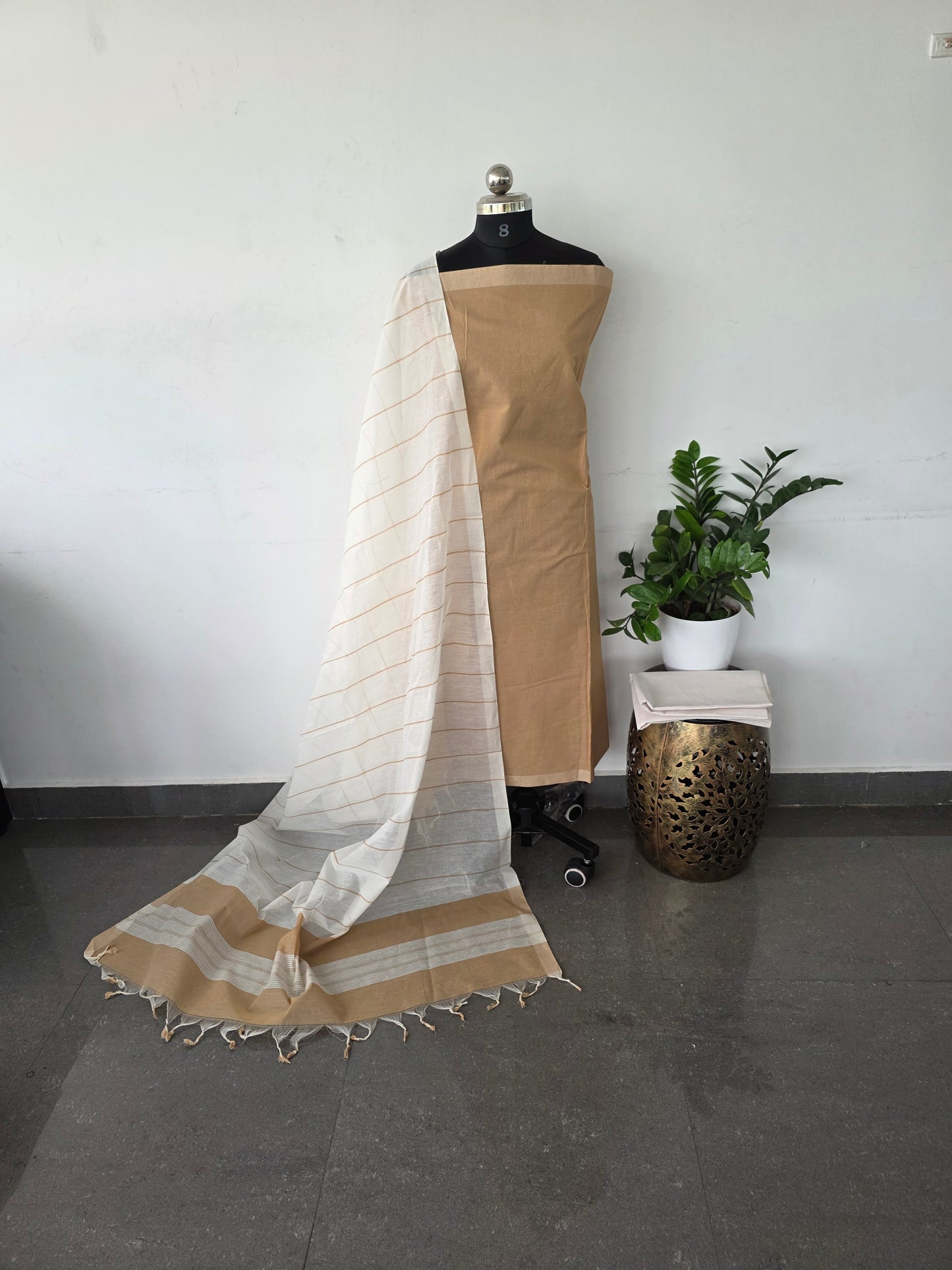 Pure cotton set - light brown MC4
