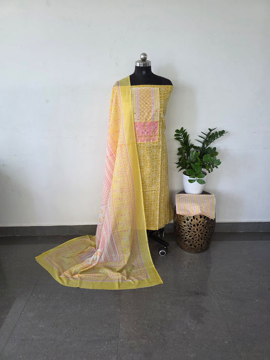 Pure cotton set - Yellow