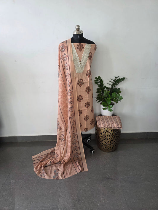 Regular/office wear pure cotton set - BF36