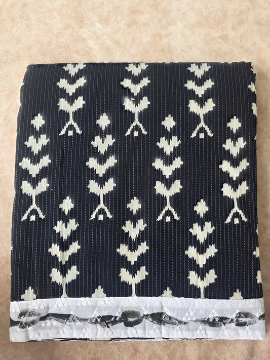 Pure kantha jaipuri cotton set - black3