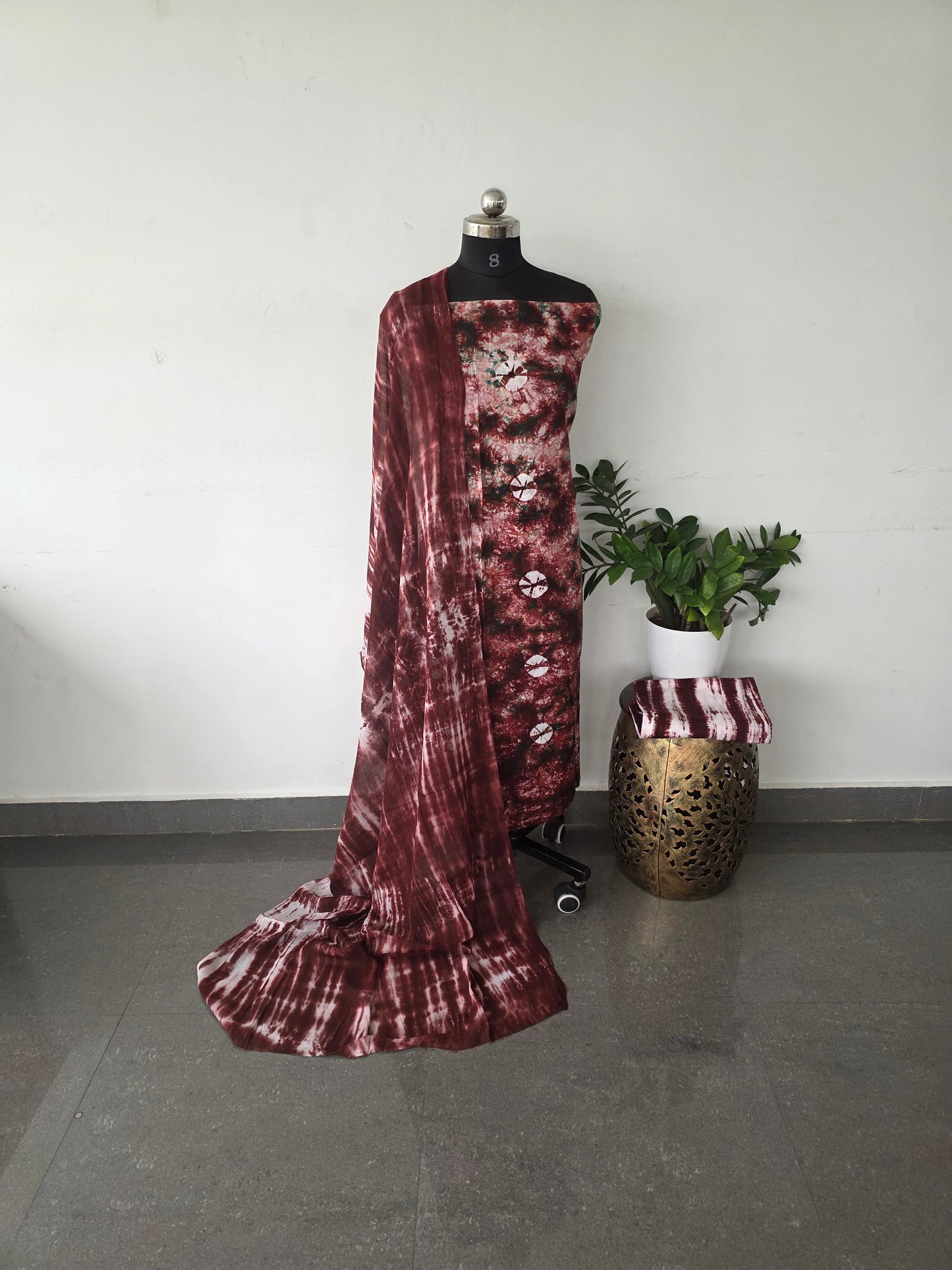Batik cotton sets - Dark brown