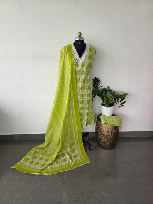 Regular/office wear pure cotton set - BF29