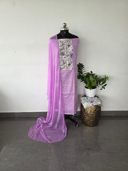 Regular/office wear pure cotton set - BF22