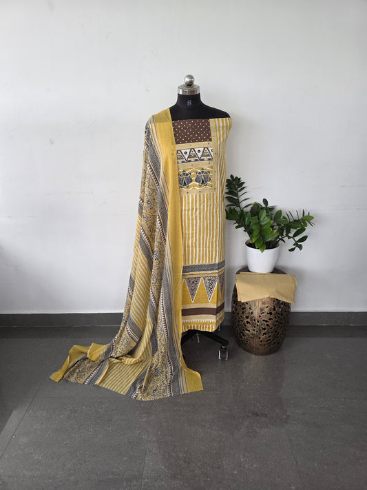 Regular/office wear pure cotton set - BF19