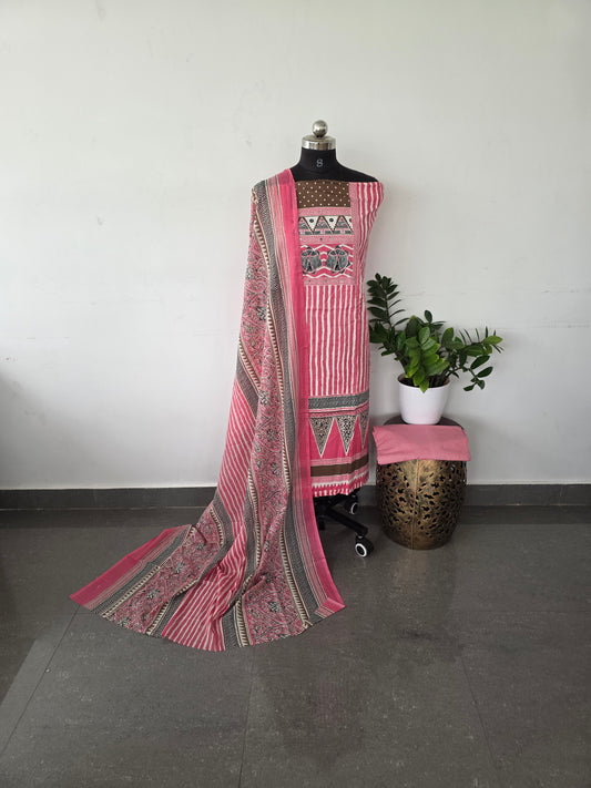 Regular/office wear pure cotton set - BF17