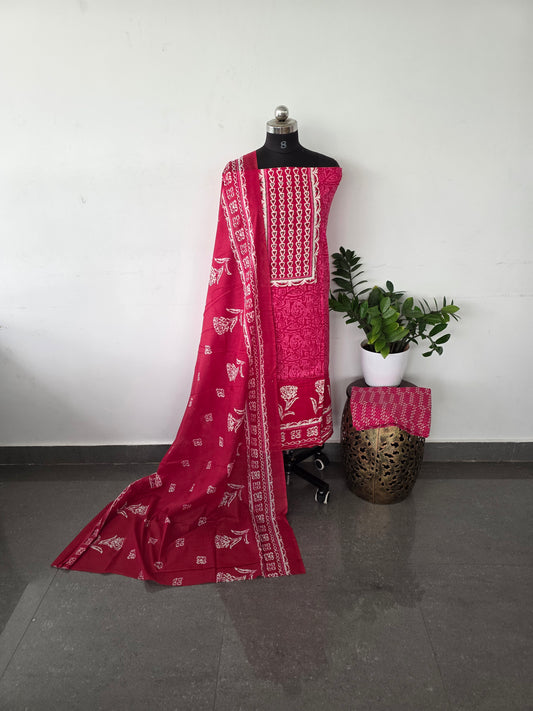 Regular/office wear pure cotton set - BF11