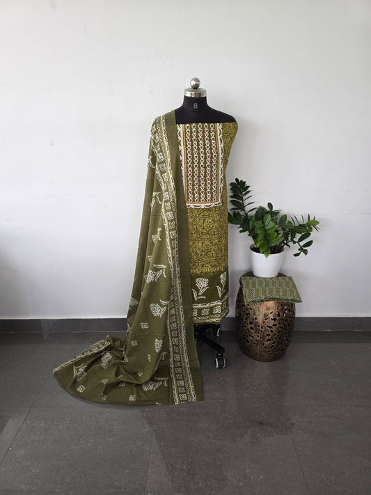 Regular/office wear pure cotton set - BF9