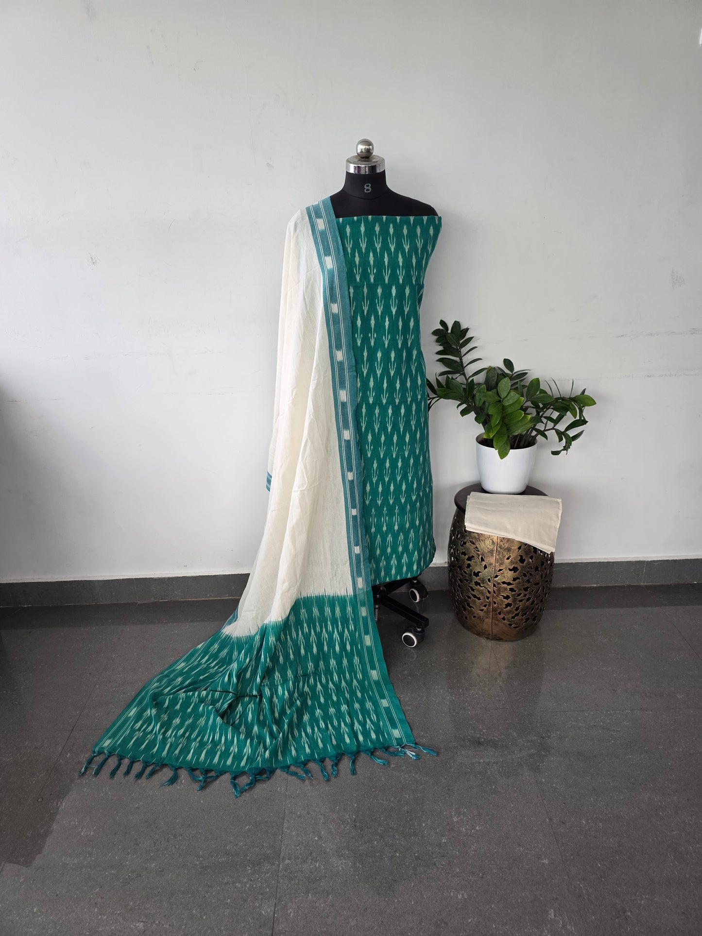 Pochampally pure ikkat cotton set - PI4
