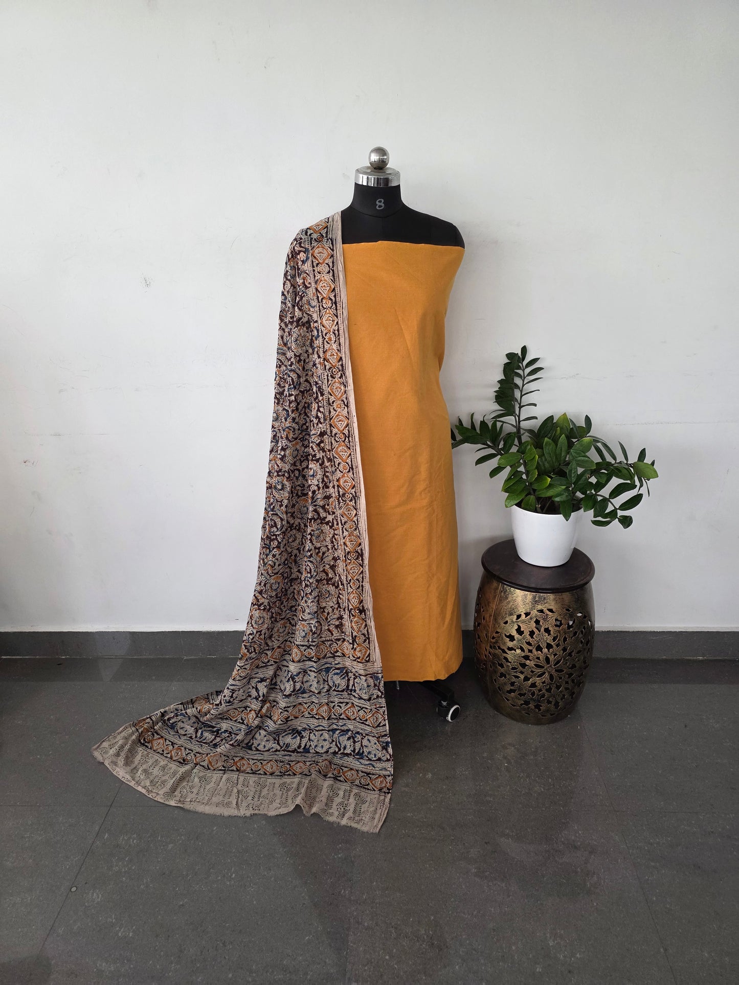 Mix and match ikkat kalamkari set - IK6
