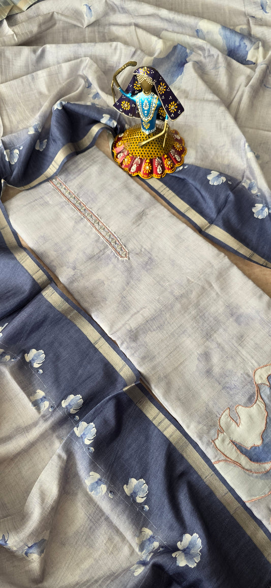 Premium tussar silk set - T2