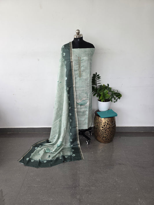 Premium tussar silk set - T3