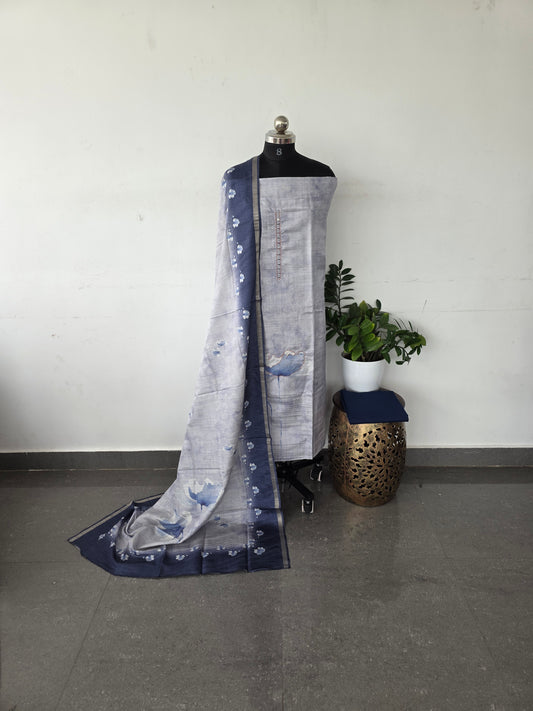 Premium tussar silk set - T2