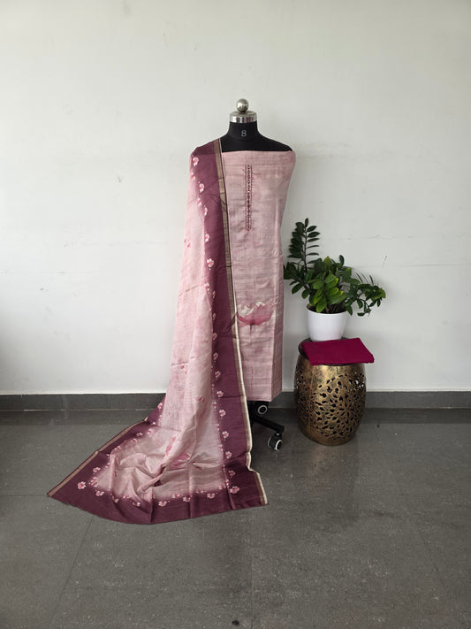Premium tussar silk set - T1