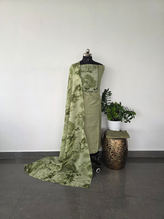 Vichitra silk set - VS1