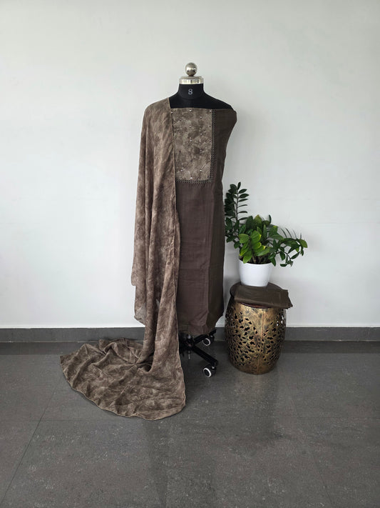 Vichitra silk set - VS2