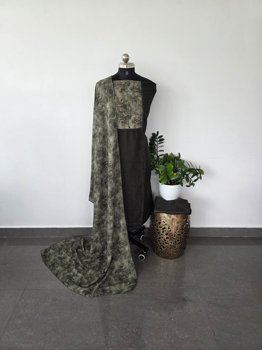 Vichitra silk set - VS4