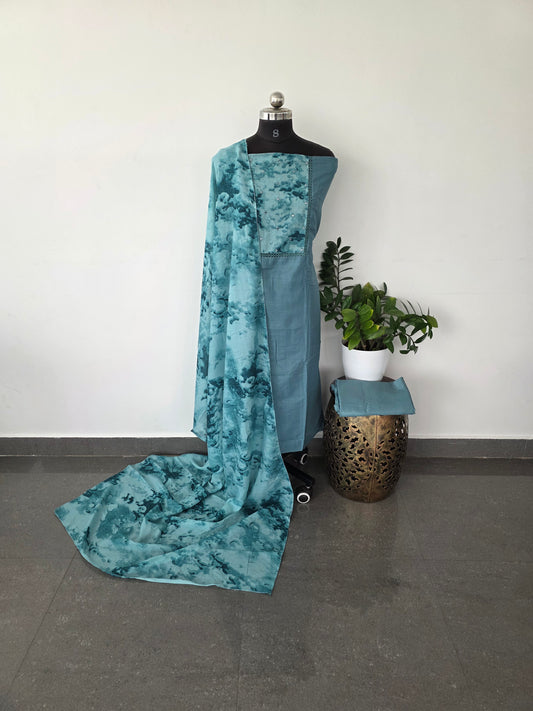 Vichitra silk set - VS5