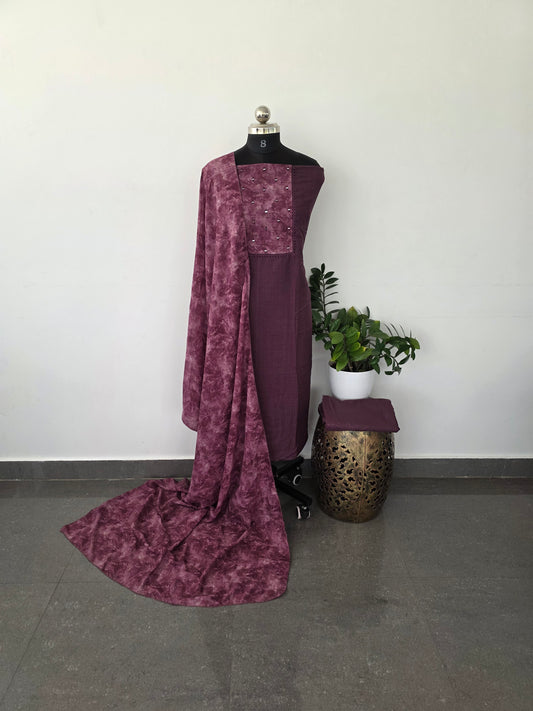 Vichitra silk set - VS6