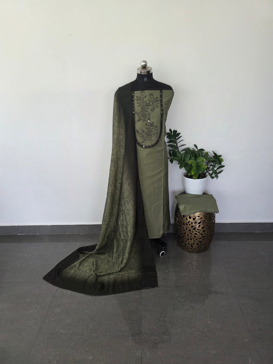 Premium fancy soft silk set - fancy7