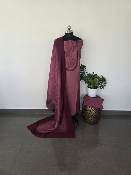 Premium fancy soft silk set - fancy5