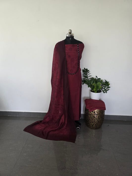 Premium fancy soft silk set - fancy3