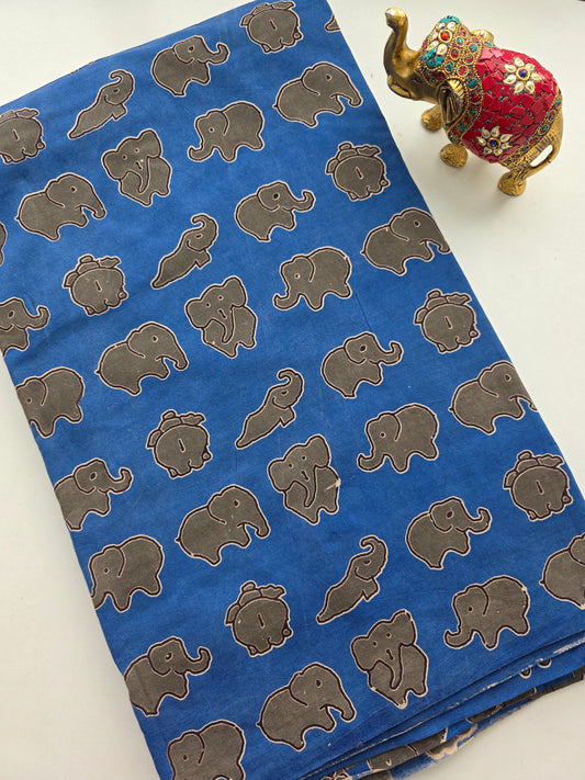 Pure kalamkari cotton running material - KM3