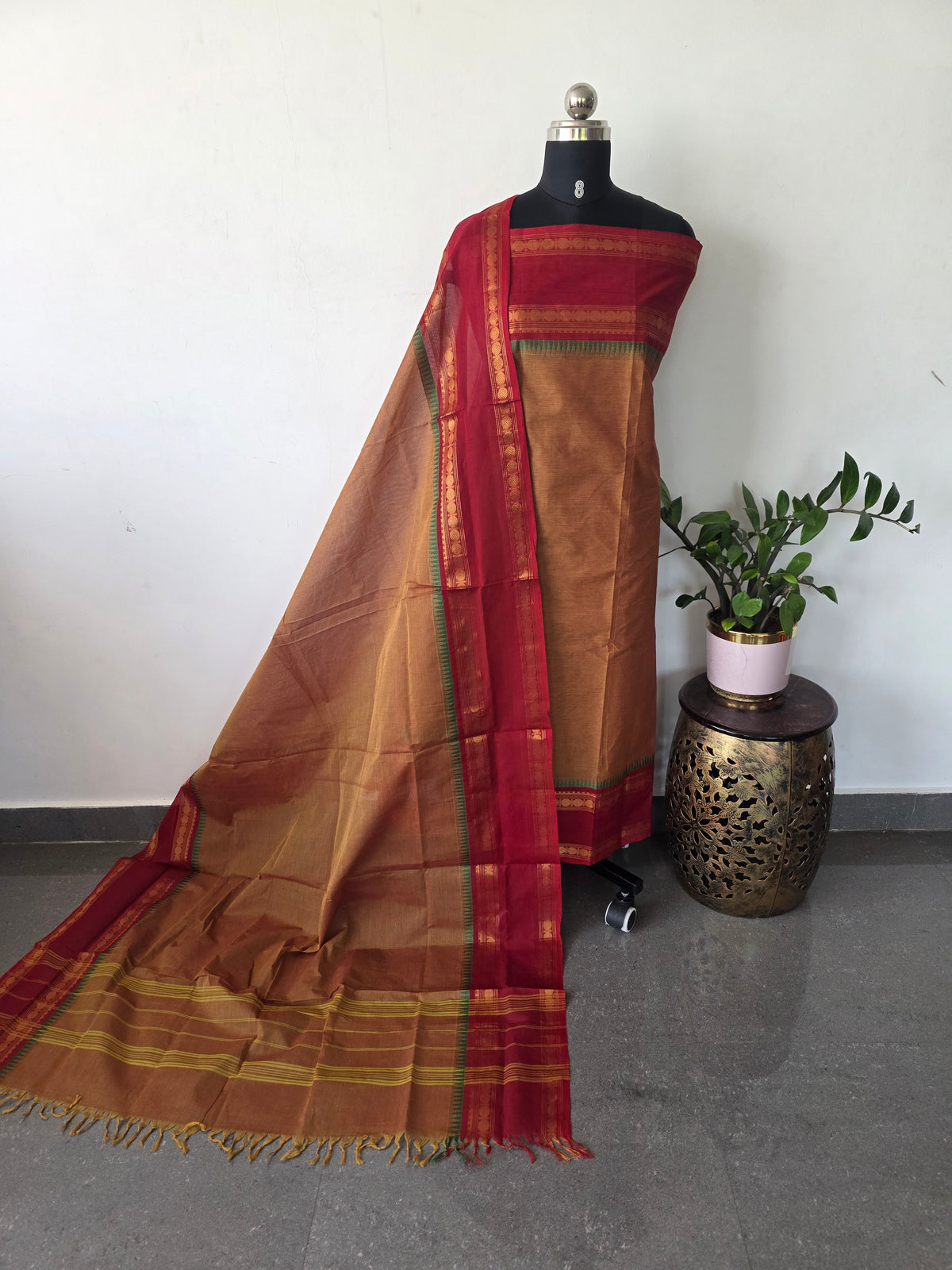 Premium chettinadu cotton salwar set -CK275