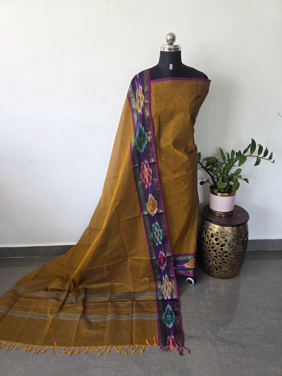 Premium chettinadu cotton salwar set -CK274