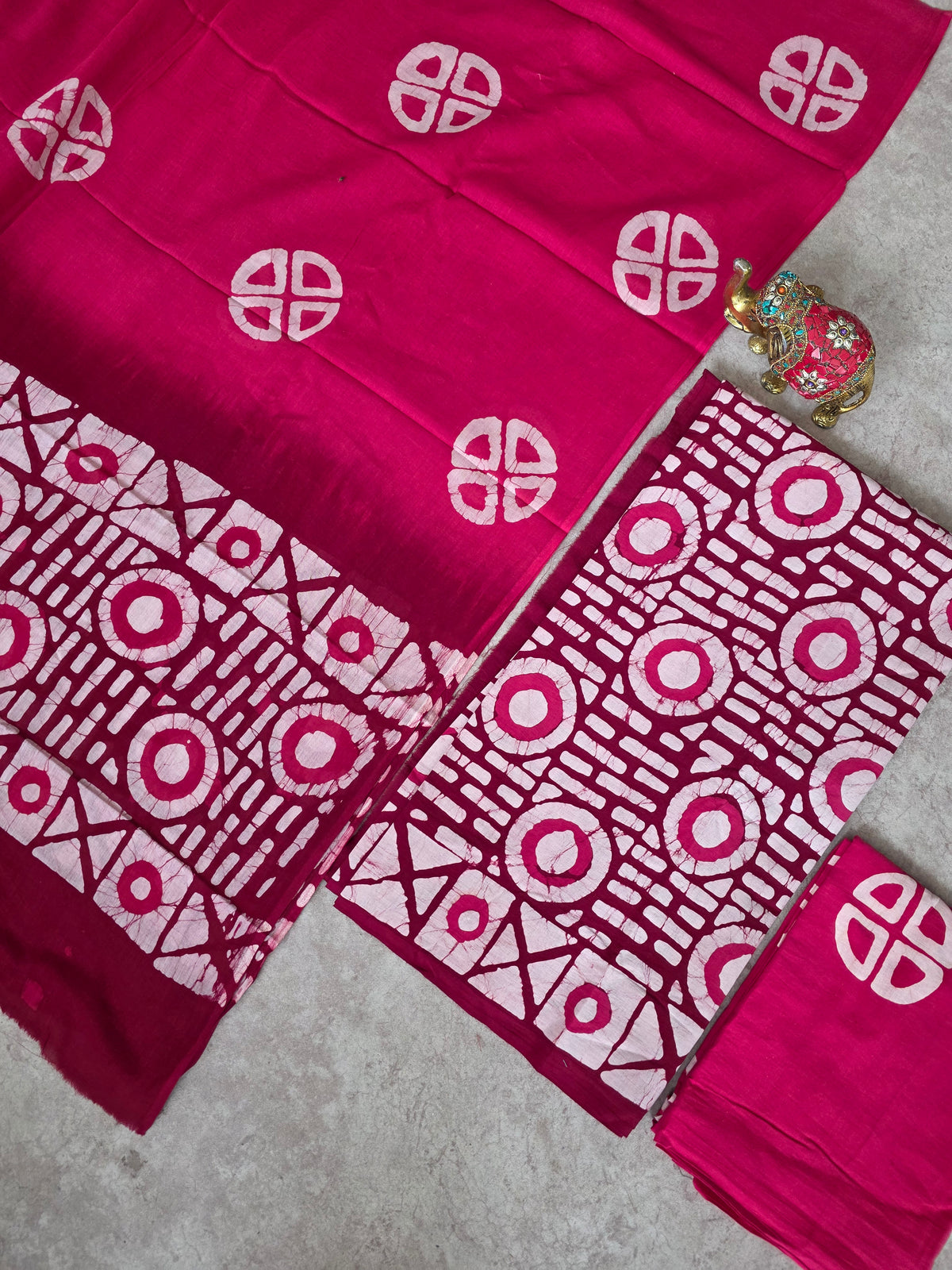 Bagru Handblock cotton salwar set - JA664