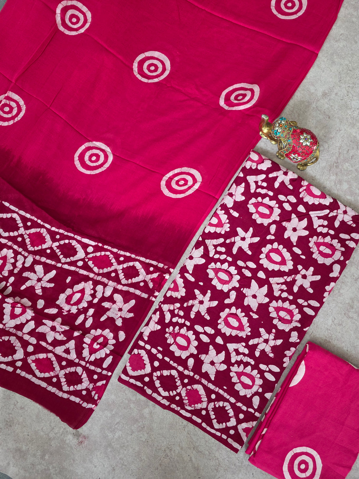 Bagru Handblock cotton salwar set - JA665
