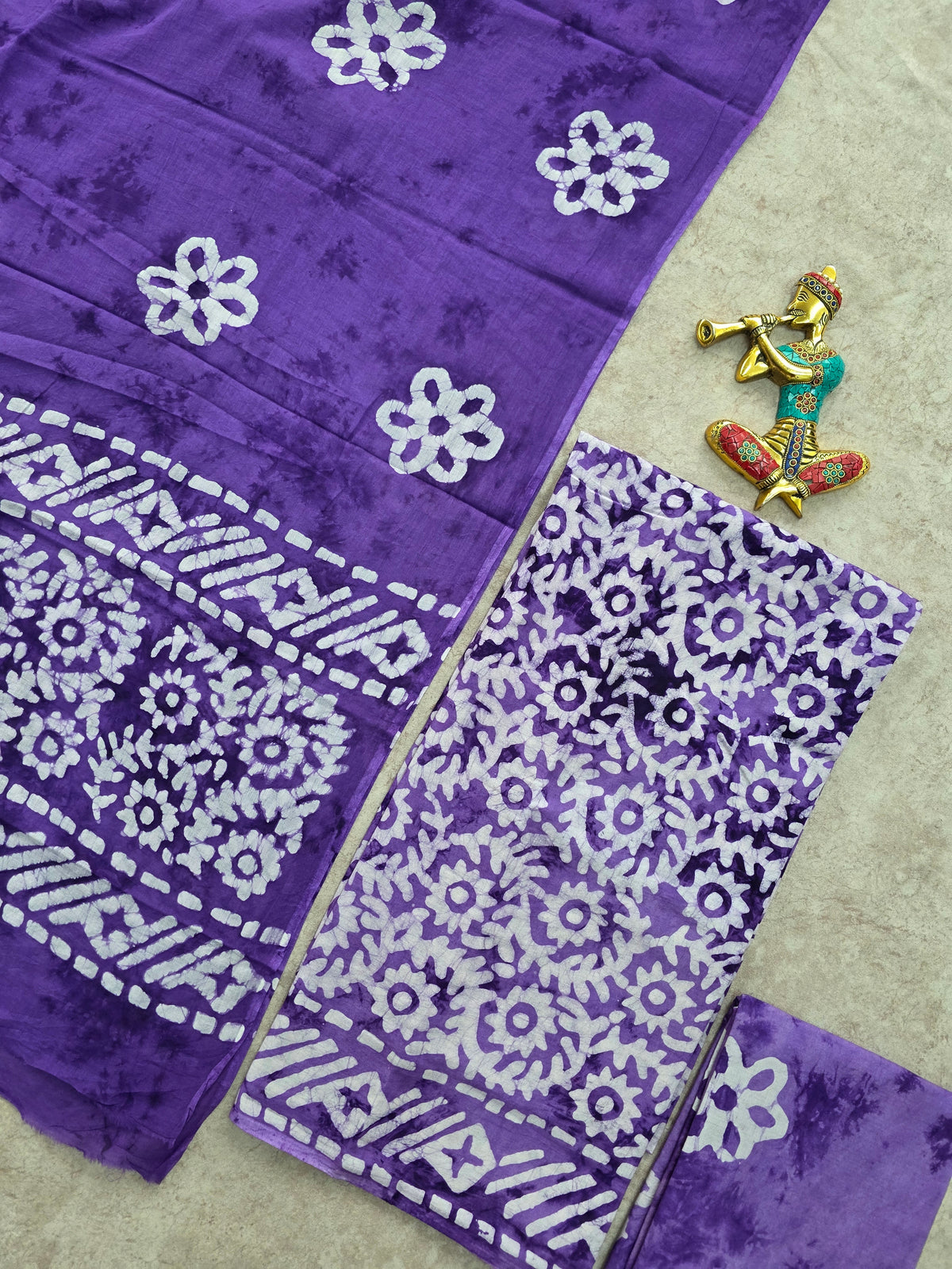Bagru Handblock cotton salwar set - JA651