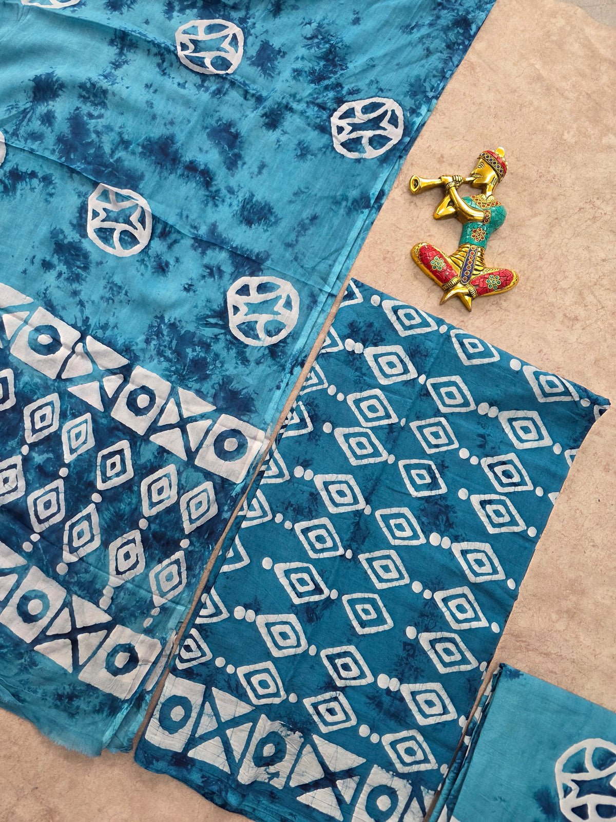 Bagru Handblock cotton salwar set - JA642