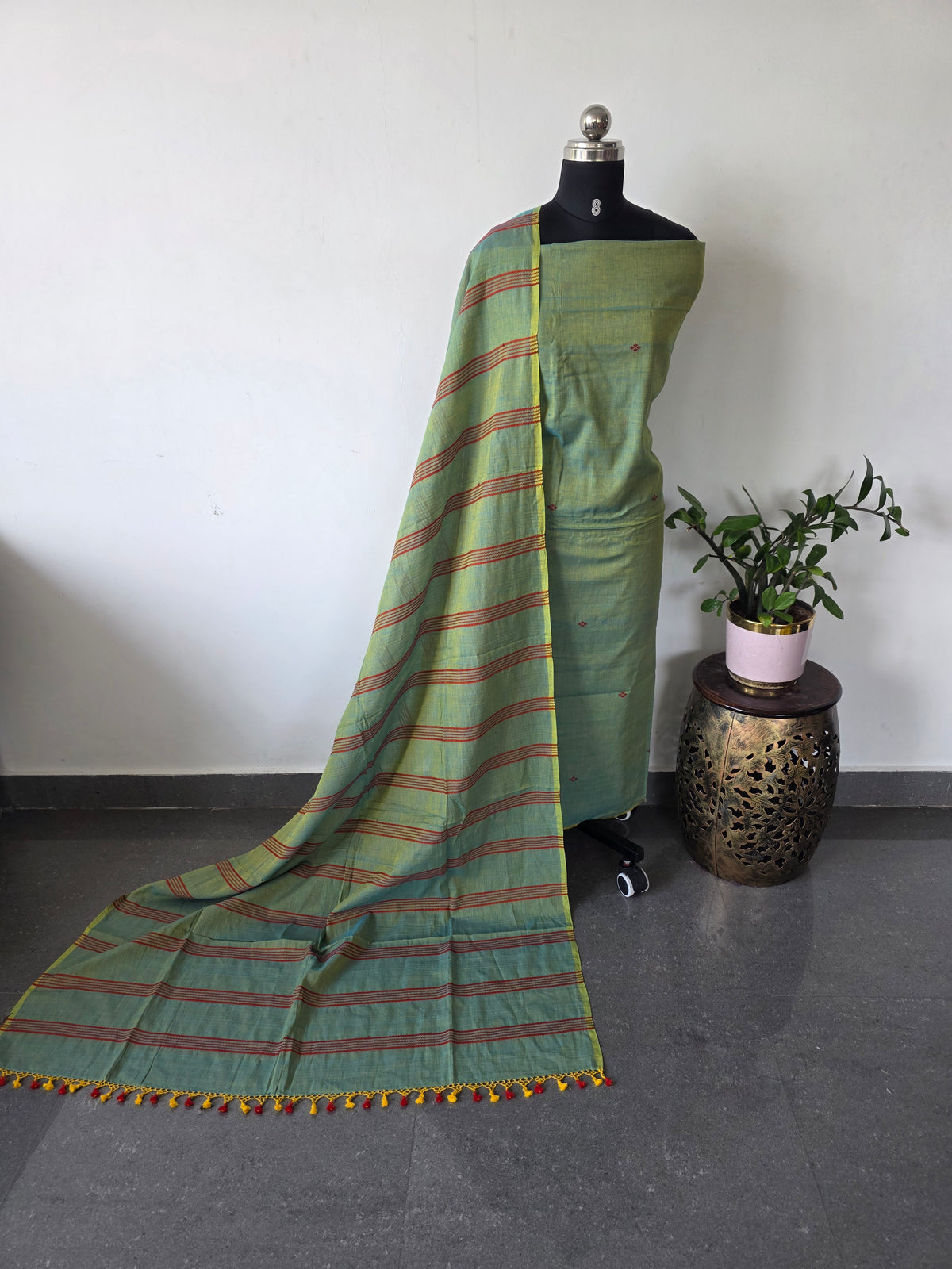 West bengal handwoven bhujodi set -HZ432