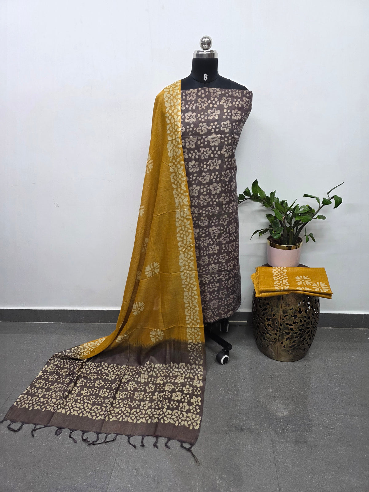 Bhagalpuri batik salwar set - BA646