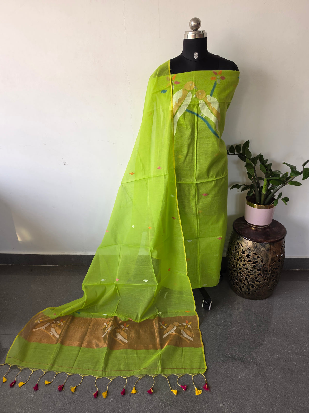 Premium muslin jamdhani set -JM35