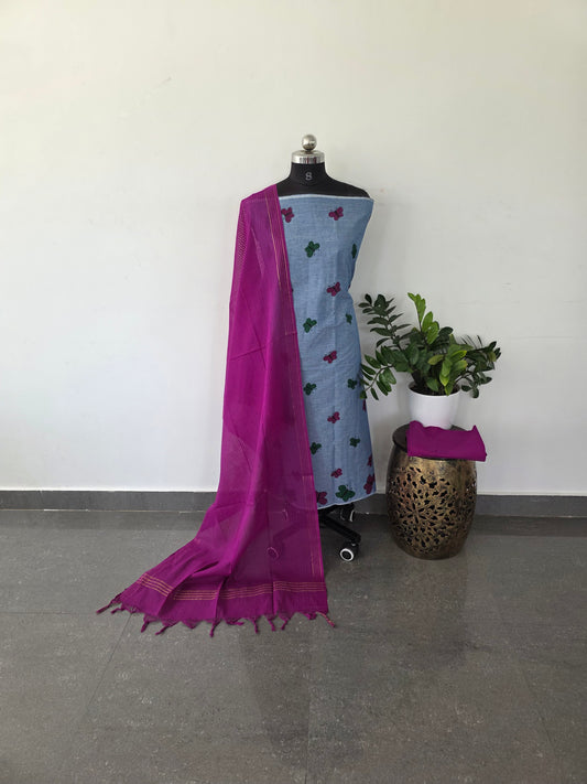 Pure handloom warli cotton set - w11