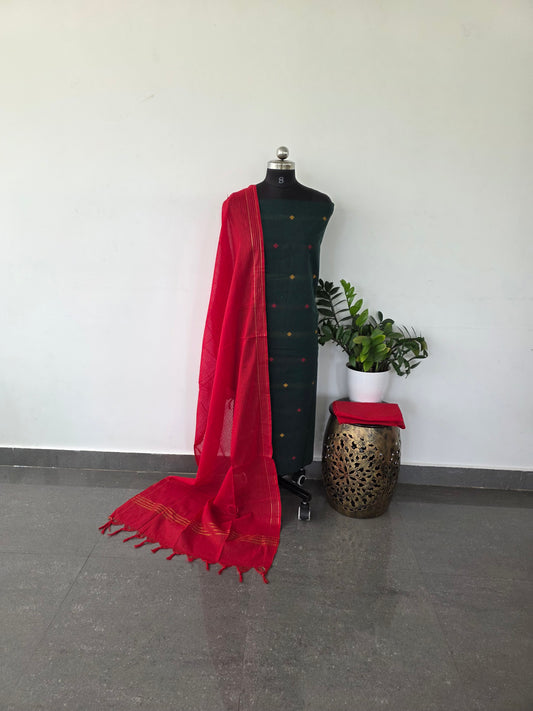 Pure handloom cotton set - w29