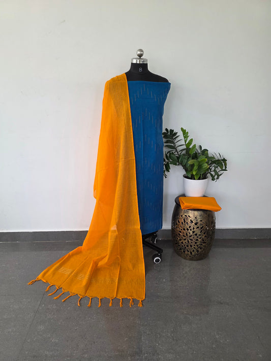 Pure handloom cotton set - w43