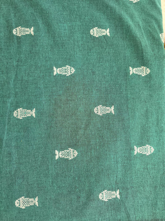 Pure handloom cotton running material (2.5 mtrs)- HM10