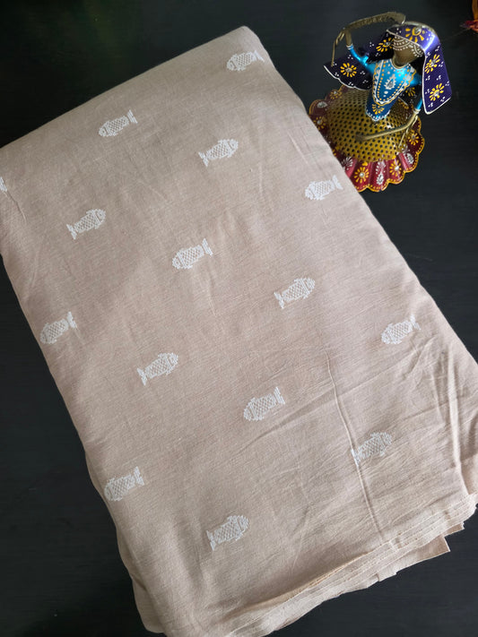 Pure handloom cotton set (2.5 mtrs) - HM15