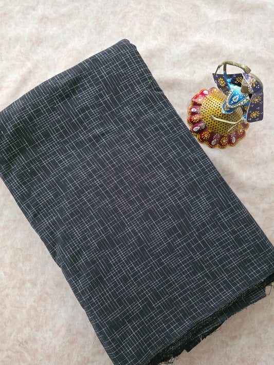 Pure handloom cotton set (2.5 mtrs)- HM22